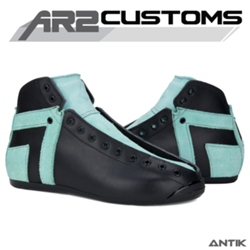 AR2 Custom Black Teal Suede